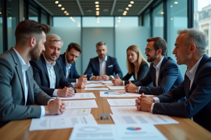 Groupe de professionnels autour d'une certification iso 50001